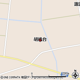 秋田県大仙市太田町斉内胡桃台周辺の地図