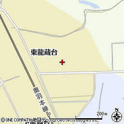 秋田県大仙市北楢岡（東龍蔵台）周辺の地図
