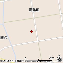 秋田県大仙市太田町斉内樋口周辺の地図