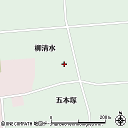 秋田県大仙市太田町国見柳清水周辺の地図