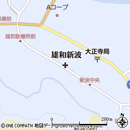 秋田県秋田市雄和新波本屋敷178周辺の地図