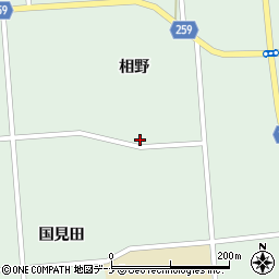 秋田県大仙市太田町国見相野周辺の地図
