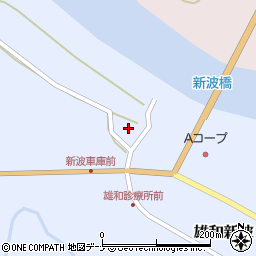 秋田県秋田市雄和新波新町157-3周辺の地図