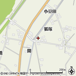 秋田県大仙市長野狐塚87周辺の地図