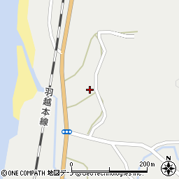 秋田県由利本荘市岩城二古川尻周辺の地図
