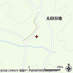 秋田県大仙市土川（太田谷地一本杉）周辺の地図
