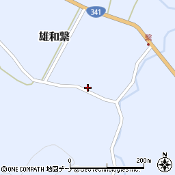 秋田県秋田市雄和繋宿171周辺の地図