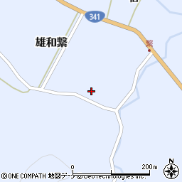 秋田県秋田市雄和繋宿114周辺の地図