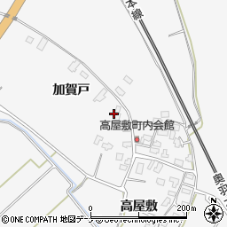 秋田県大仙市刈和野加賀戸55周辺の地図