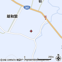 秋田県秋田市雄和繋宿83周辺の地図