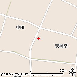 秋田県大仙市太田町斉内天神堂38-6周辺の地図
