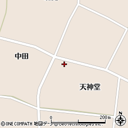 秋田県大仙市太田町斉内天神堂39周辺の地図