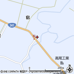 秋田県秋田市雄和繋宿20-1周辺の地図