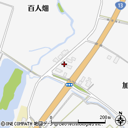 秋田県大仙市刈和野加賀戸96周辺の地図