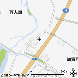 秋田県大仙市刈和野加賀戸96-5周辺の地図