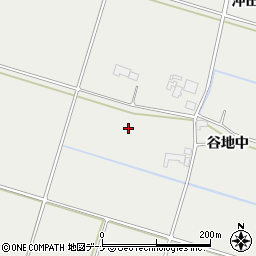 岩手県紫波郡紫波町土舘谷地中周辺の地図