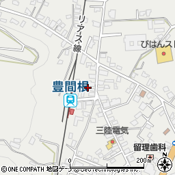 岩手県下閉伊郡山田町豊間根第３地割37-1周辺の地図