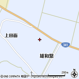 秋田県秋田市雄和繋上舞台周辺の地図