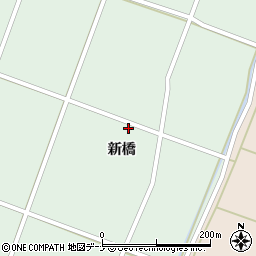 秋田県大仙市太田町国見新橋104周辺の地図