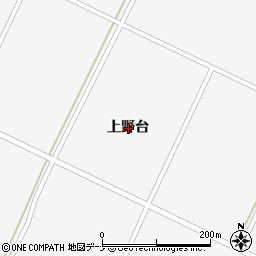 秋田県大仙市強首上野台周辺の地図
