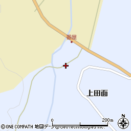 秋田県秋田市雄和繋下モ谷地周辺の地図