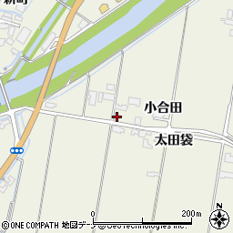 秋田県大仙市長野小合田78周辺の地図