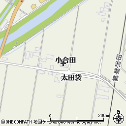 秋田県大仙市長野小合田57周辺の地図