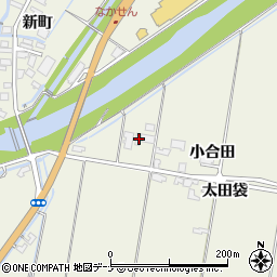秋田県大仙市長野小合田81周辺の地図