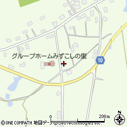 秋田県大仙市土川上雨堤周辺の地図