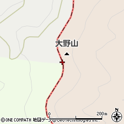 大野山周辺の地図