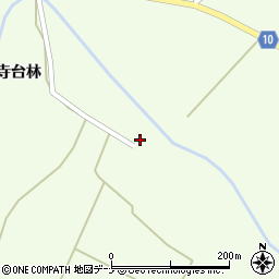 秋田県大仙市土川東台林周辺の地図