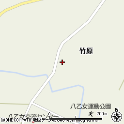 秋田県大仙市長野竹原189周辺の地図