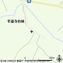 秋田県大仙市土川半道寺台林15周辺の地図