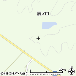 秋田県大仙市土川辰ノ口周辺の地図