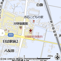 赤石公民館周辺の地図