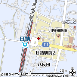 紫波警察署　日詰駅前駐在所周辺の地図