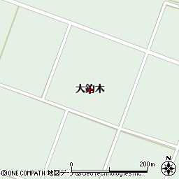 秋田県大仙市太田町国見（大釣木）周辺の地図