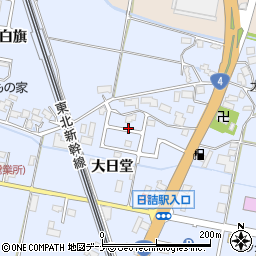 大日堂1号公園周辺の地図