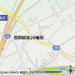 岩手県下閉伊郡山田町豊間根第２０地割23-10周辺の地図