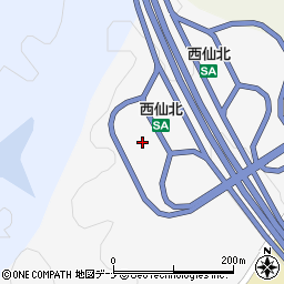 秋田県大仙市九升田三口ケ沢周辺の地図