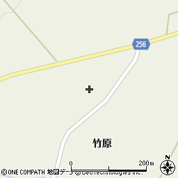 秋田県大仙市長野竹原88周辺の地図