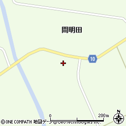 秋田県大仙市土川間明田10周辺の地図