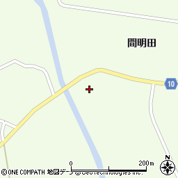 秋田県大仙市土川間明田前周辺の地図