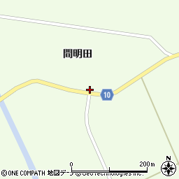 秋田県大仙市土川間明田52周辺の地図