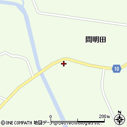 秋田県大仙市土川間明田5周辺の地図