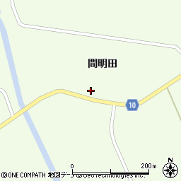 秋田県大仙市土川間明田12周辺の地図