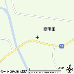 秋田県大仙市土川間明田6周辺の地図