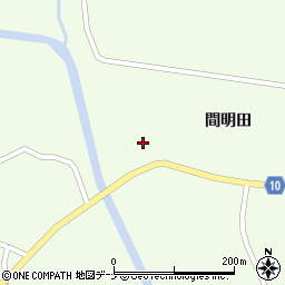 秋田県大仙市土川間明田1周辺の地図