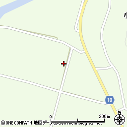 秋田県大仙市土川寺内周辺の地図