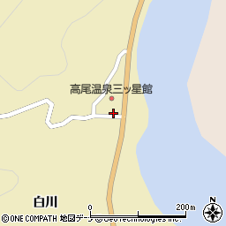 秋田県秋田市雄和女米木高麓沢周辺の地図